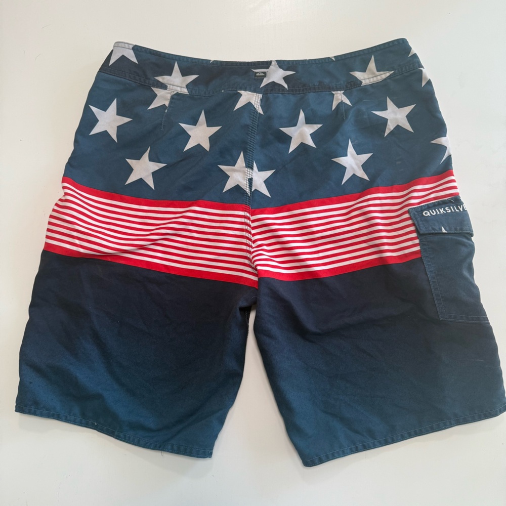 Patriotic Flag Swim Shorts - Picture 4 of 4